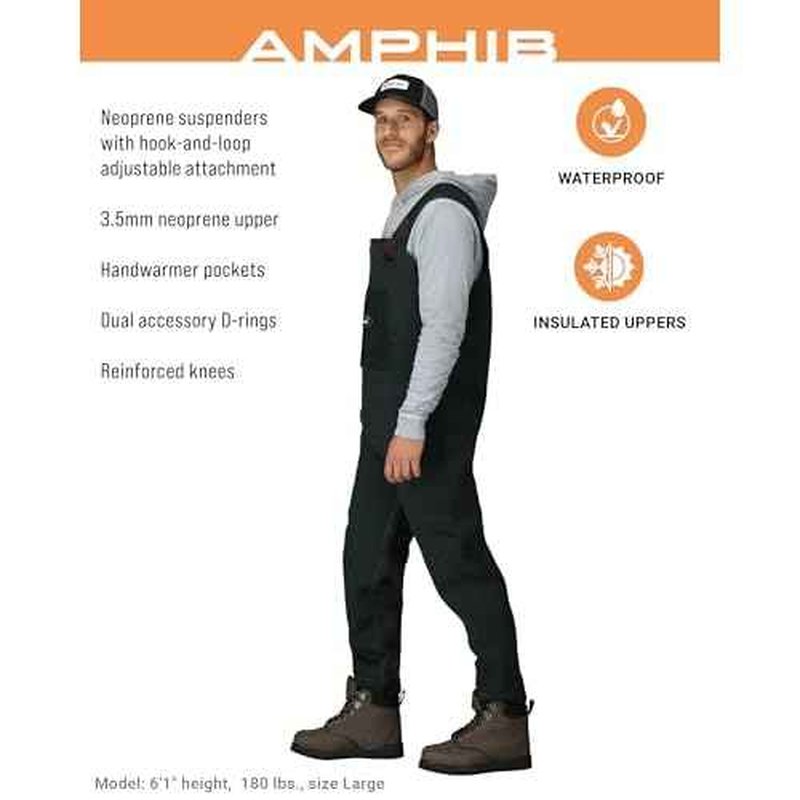 FROGG TOGGS Men's Amphib Stockingfoot Neoprene Waterproof Fishing Chest Wader for Fishing
