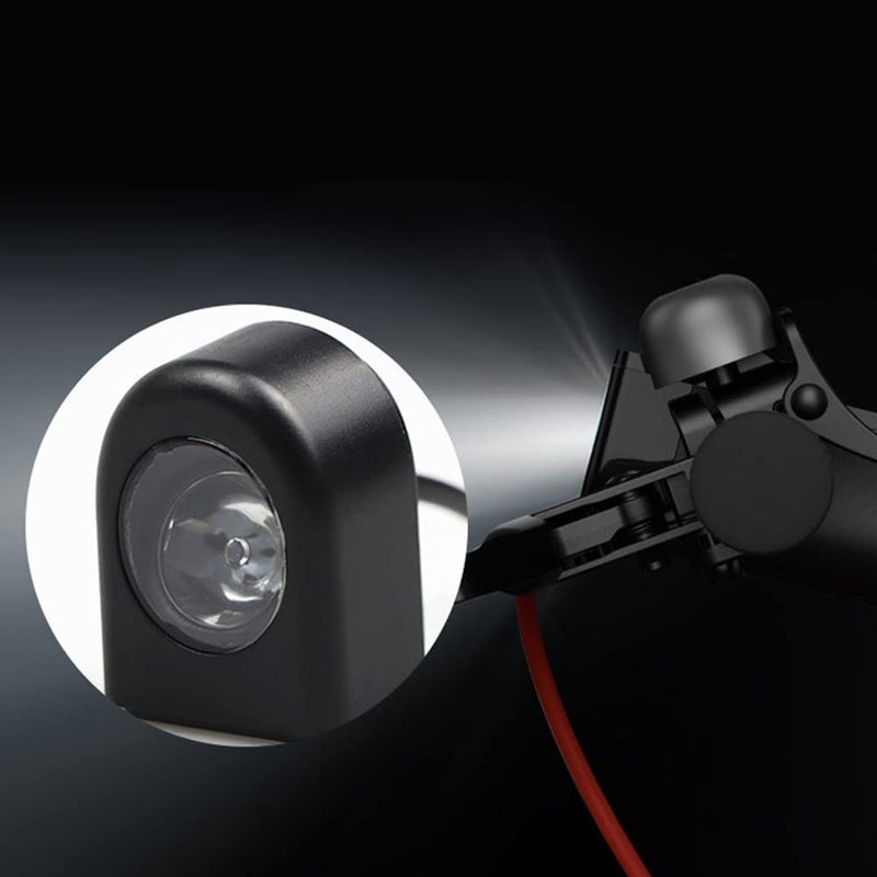 KACEPAR Front Lamp Headlight Lamp LED Light, Waterproof Scooter Light Clear Lens Electric Scooter Headlight, Compatible with Xiaomi M365/1S/Pro