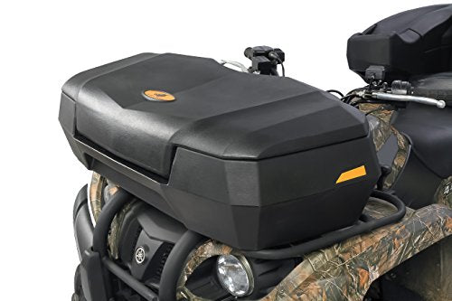 Black Boar ATV Rear Storage Box & Lounger - ATV Rear Seat w/Increased Durability - Features Storage w/Front Access & Flat Working Surface - ATV Accessories - Fits Most Tubular Racks (66014-A)