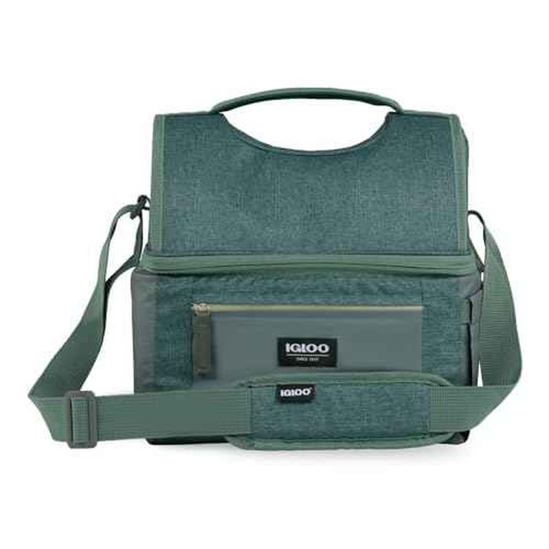 Igloo Gripper Soft Sided Cooler Bag, Insulted Dual Compartment Lunch Cooler