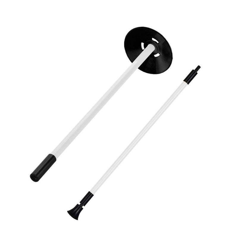 KINGTOP Golf Hole Cup Flagpole Set for Practice Putting Green, 4” Putting Cup Fit PGA | LPGA | USGA Regulations, 2-Section Flag Stick Design, 3 Feet, 2-Pack