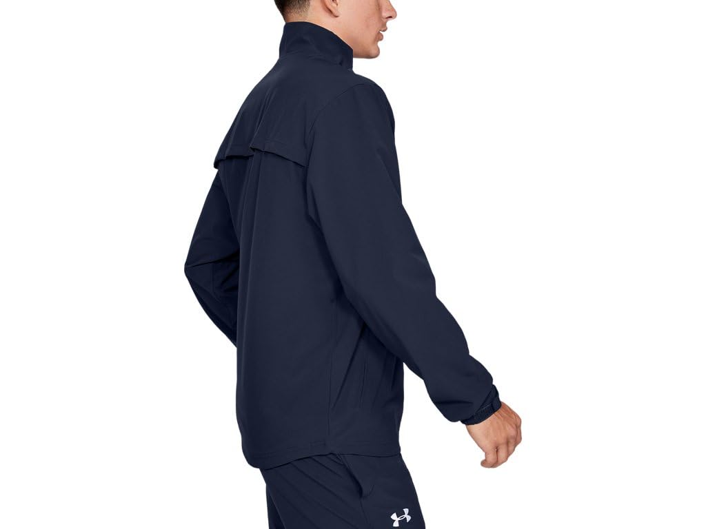 Under Armour Men's Hockey Warm Up Jacket, Midnight Navy (410)/White, Small