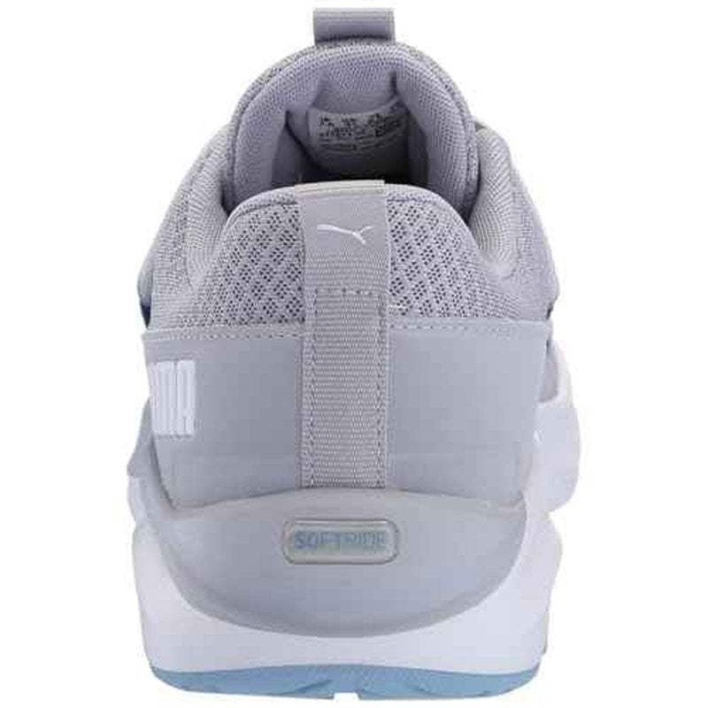 PUMA Mens Softride One4all Cross Trainer, Gray Fog Mens White-Zen Blue, 7