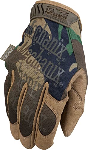 Mechanix Wear - Original Woodland Camo Tactical Gloves (Small, Camouflage)