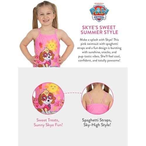 Paw Patrol Swimsuit, Skye Girls Swimsuit, Cute Kids Bathing Suit, Girls Bathing Suit for Summer