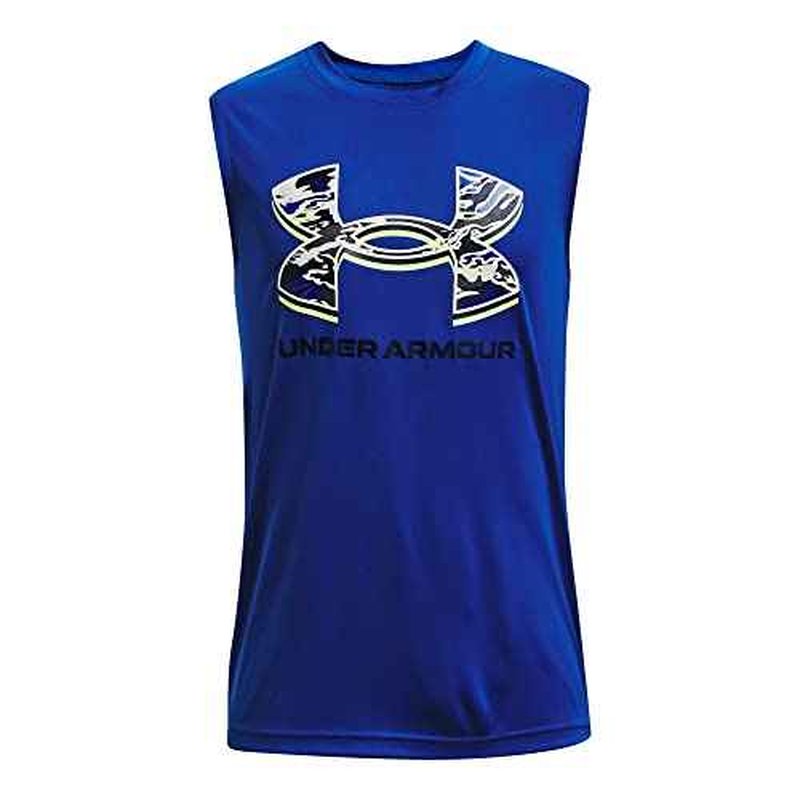 Under Armour Boys' Tech Graphic Muscle T-Shirt