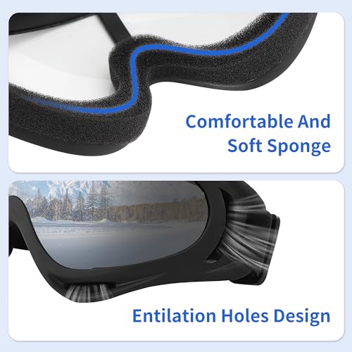 Ski Goggles Snowboard Ski Snow Windproof Dustproof Goggles Glasses Motorcycle Goggles Cycling Glasses for Men Women