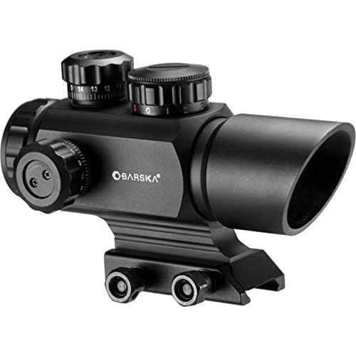 Barska Red Dot Sight ? Compact Reflex Optic Scope with Adjustable Brightness for Rifles, Shotguns, Handguns, and Crossbows