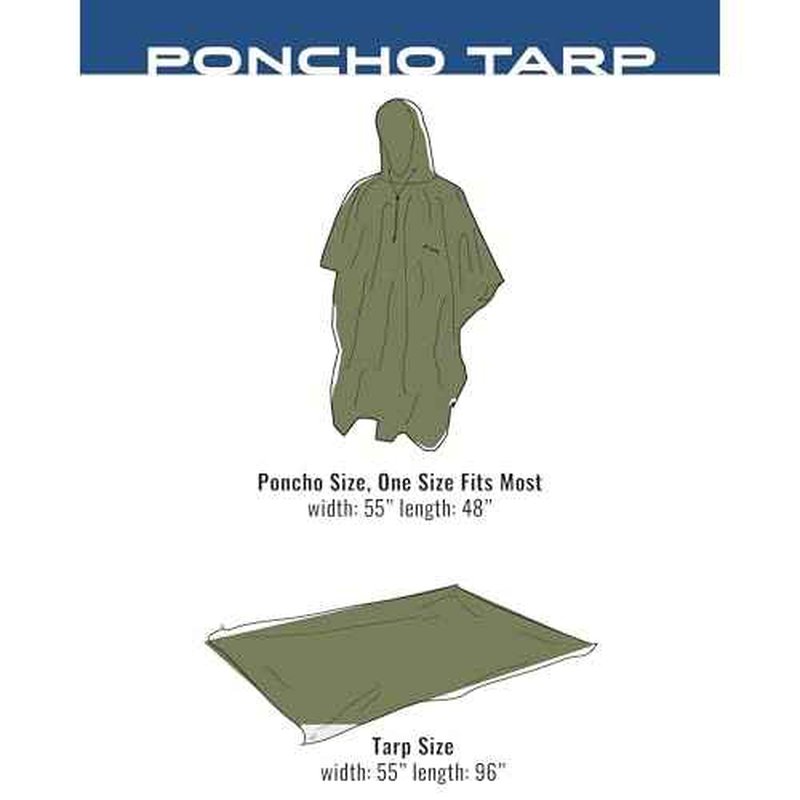 FROGG TOGGS Unisex Waterproof Breathable Poncho Tarp