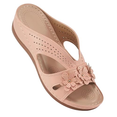 my orders placed recently by me sandals women Sandals for Women 2024 Dressy Summer Comfortable Slides Wedge Slip On Sandals Lightweight Platform Shoes