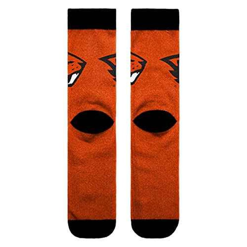 FOCO Men's NCAA College Team Color Primetime Logo Socks