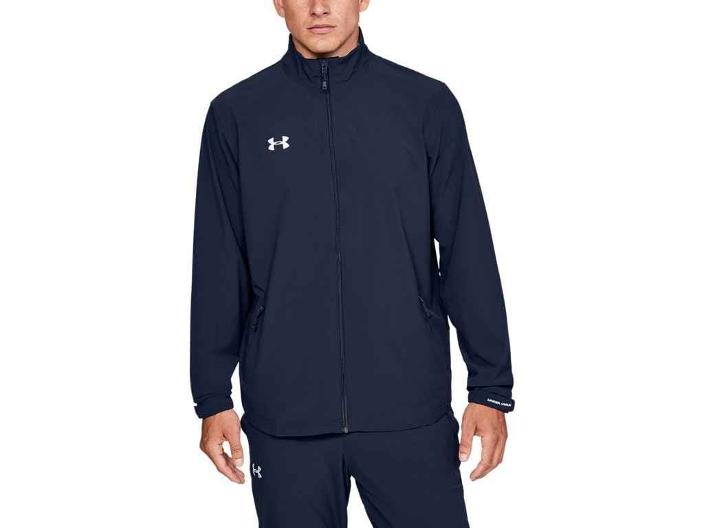 Under Armour Men's Hockey Warm Up Jacket, Midnight Navy (410)/White, Small