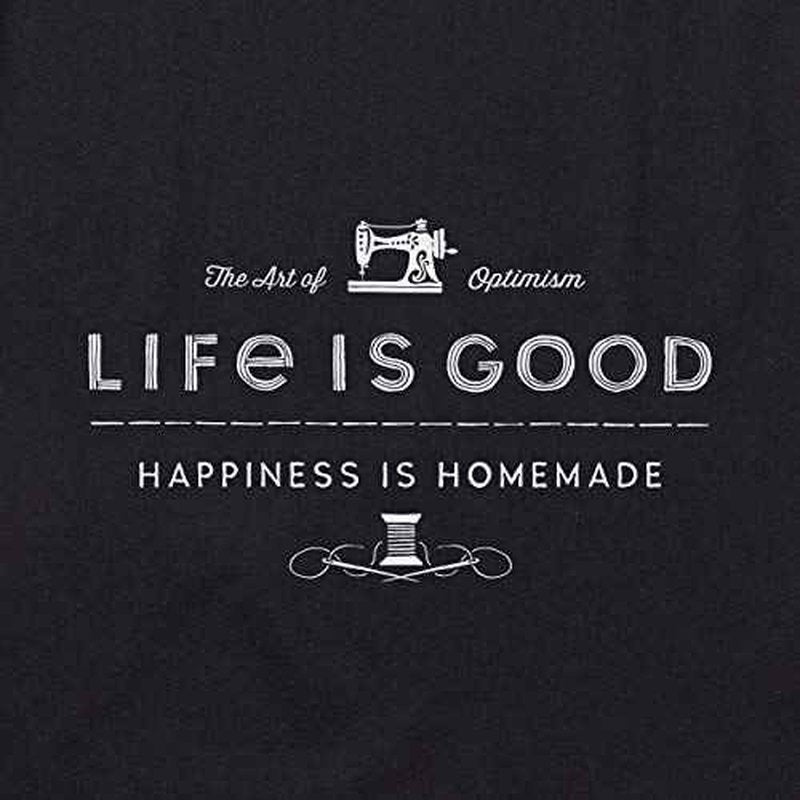 Life is Good Women's Crusher Tee, Short Sleeve Cotton Graphic T-Shirts, Happiness is Homemade