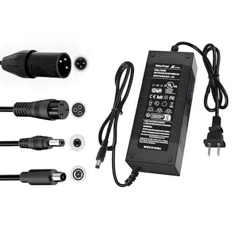 UL Certified 54.6V 2A Fast Electric Bike Charger for 48V Ebike Battery - Compatible with Lectric XP 2.0/3.0, Ecotric City/Beach, Evercross H5/H7
