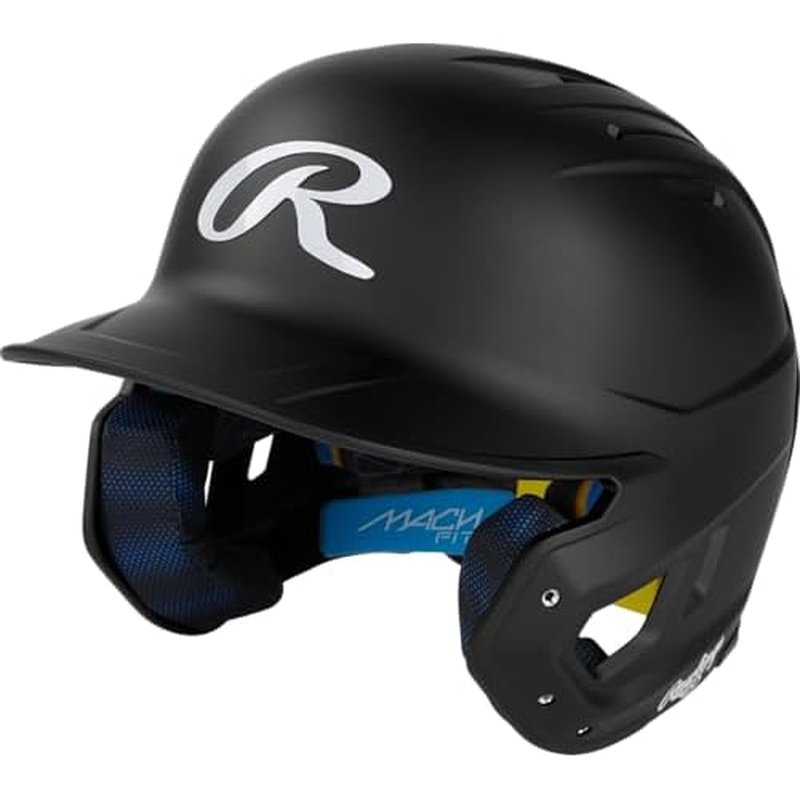 Rawlings | MACH FIT Baseball Batting Helmet | Multi-Directional Flex | Fits 6 3/8" - 7 5/8" | Multiple Colors