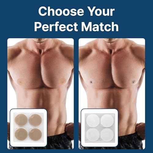 NipGuard Nipple Covers for Men ? Sweatproof, Chafe-Free Protection with Non-Adhesive Center, Made In Korea