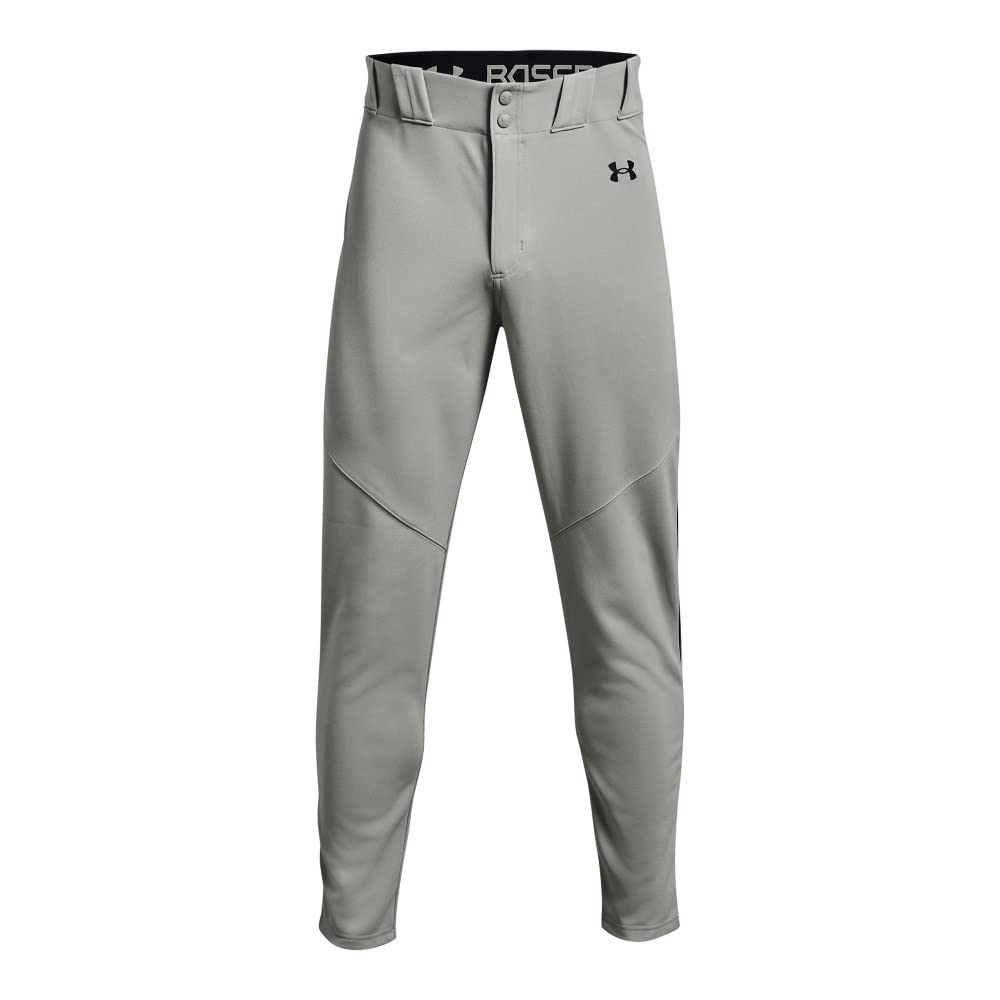 Under Armour Men's Utility Baseball Straight Leg Pant Pipe 22, (080) Baseball Gray/Black/Black, XX-Large
