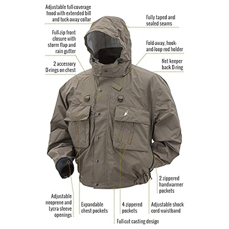 FROGG TOGGS Java Hellbender Fly and Wading Fishing Jacket