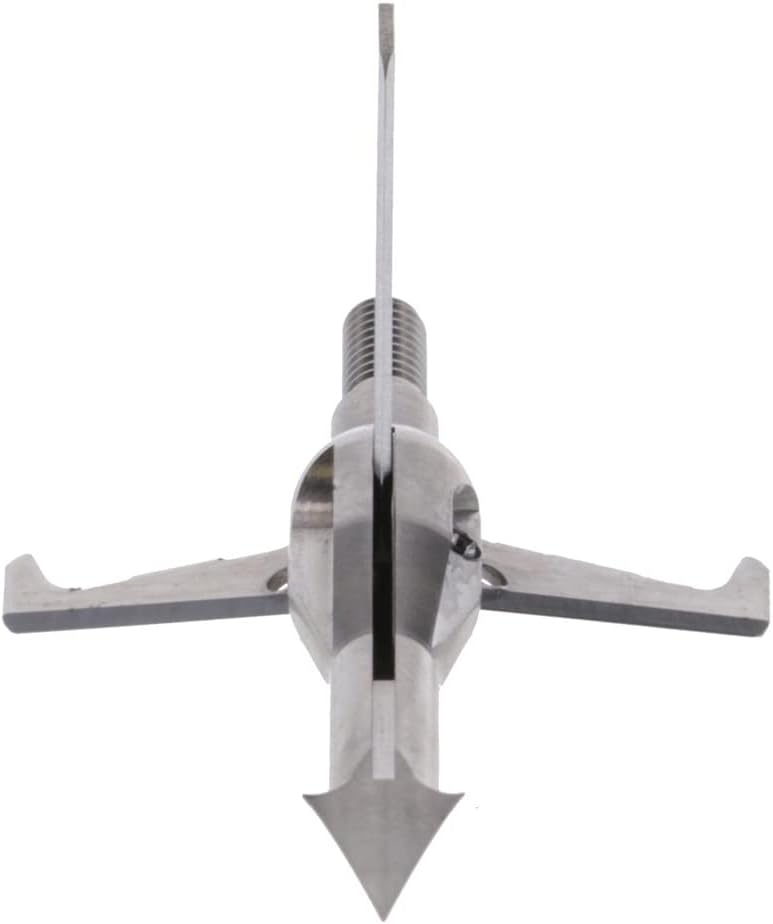Spitfire 3 Titanium 100 Grain Broadhead - Front-Deploying Mechanical Archery Heads | 3 Pack