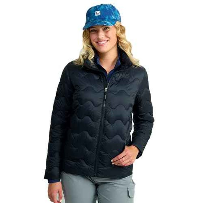 HUK womens Wave Jacket, Dwr Insulated Fishing Jacket for Women