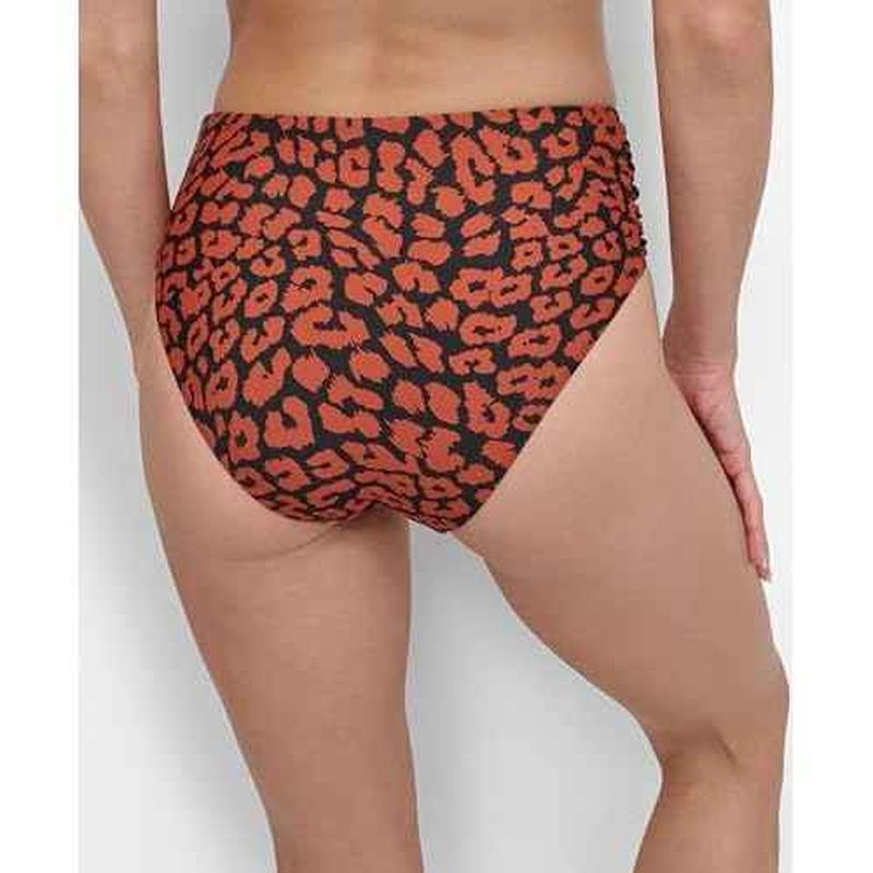 DKNY Womens Bikini Set ? U-Wire Bikini Top & Mid Rise Shirred Bottom with Tummy Control