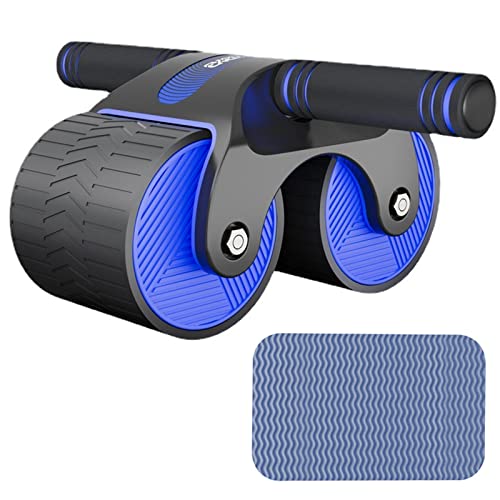 Ab Roller Wheel, Ab Wheel Roller for Core Workout with Phone Holder, Ab Machine for Stomach Workout, Ab Workout Equipment for Men Women Abs Workout In Office, Home, Outdoor (Blue)