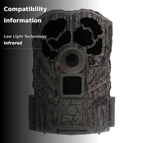 Stealth Cam Browtine 16MP Game Camera, Durable, 60ft Infra-red Detection Range, Burst Mode 480 Video at 30FPS