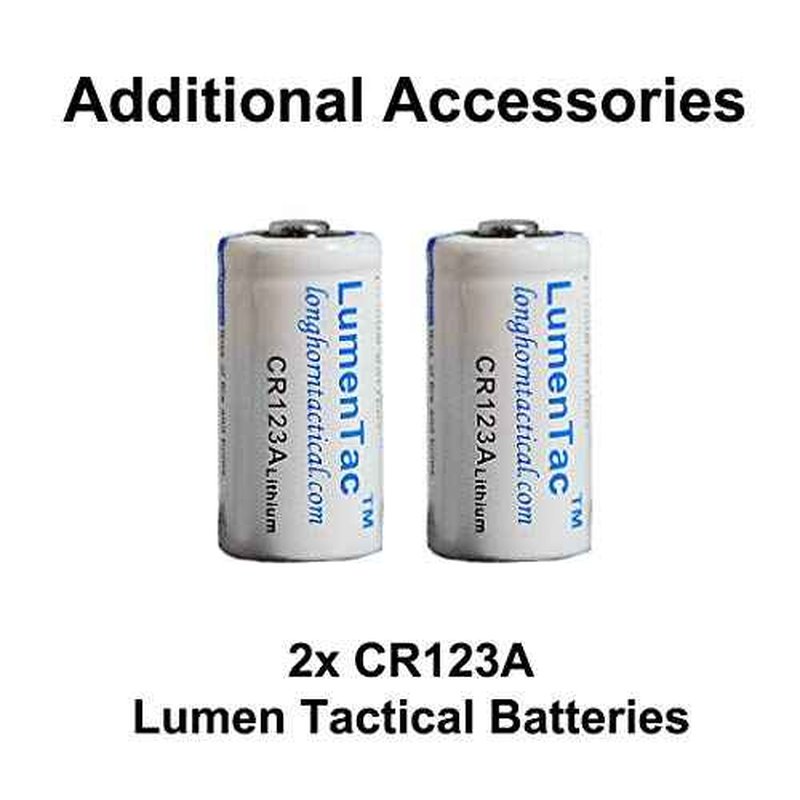 Nitecore P10 V2 1100 Lumen Tactical Flashlight with Hard Holster and Two LumenTac Batteries