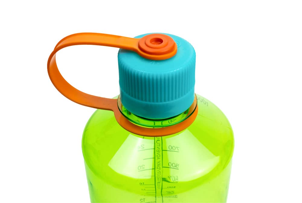 Nalgene Sustain Tritan BPA-Free Water Bottle Made with Material Derived from 50% Plastic Waste, 32 OZ, Narrow Mouth, Pear