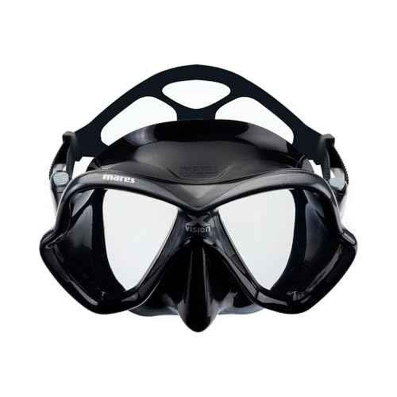 Mares Unisex Adult X-Vision Hydrodynamic Panoramic View Underwater Diving Mask