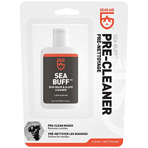 GEAR AID Sea Buff Dive Mask and Slate Cleaner, 1.25 fl oz, Clear