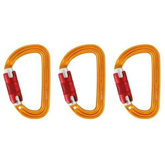 Petzl Sm'D Carabiner - Versatile, Lightweight, Compact, D-Shaped Locking Carabiner for Rock and Ice Climbing