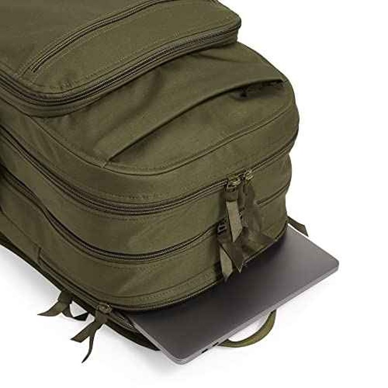 Vera Bradley Women's Cotton XL Campus Backpack, Climbing Ivy Green, One Size