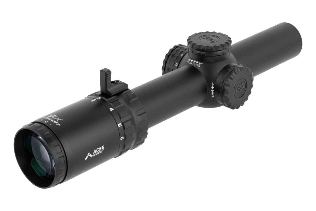 Primary Arms SLX 1-6x24 Second Focal Plane Gen IV Rifle Scope - Illuminated ACSS Nova Fiber Wire Reticle