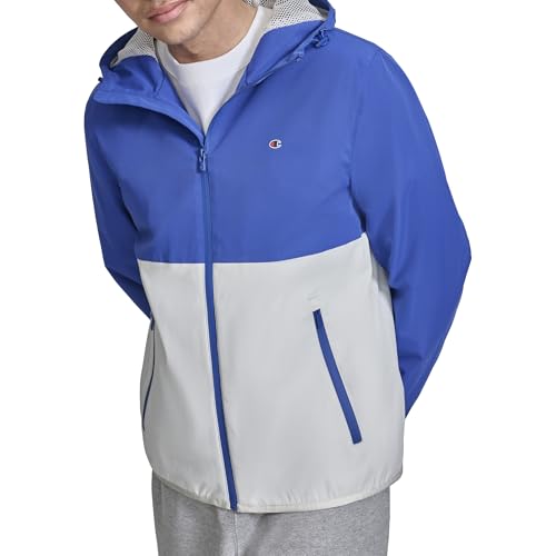 Champion mens Performance Windbreaker Rain Jacket With Hood
