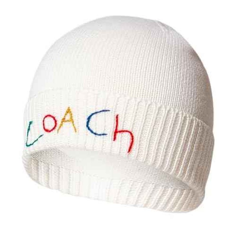Coach Womens Embroidered Beanie with Gift Box