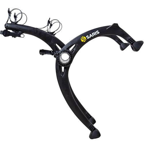 SARIS Bike Racks, Bones Car Hitch Bicycle Rack Carrier, Mounts 2 Bikes, Black