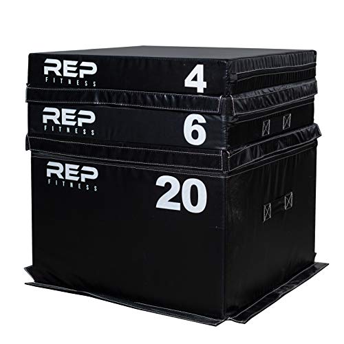 Rep Foam Soft Plyo Boxes - 4 inch, 6 inch, and 20 inch Combo Set