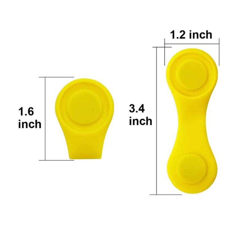 Myartte Silicone Golf Ball Marker Hat Clip Strong Magnetic Closure Great for Golf Gift for Women Men Golfer (Pack of 3 4 or 7)