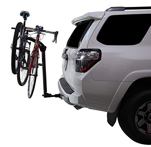 SARIS Bike Racks, Bones Car Hitch Bicycle Rack Carrier, Mounts 2 Bikes, Black