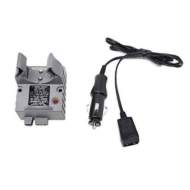 STREAMLIGHT Stinger Smart Charger Holder with 12V DC Car Charge Cord - Intended for Use with Stinger Series Flashlights