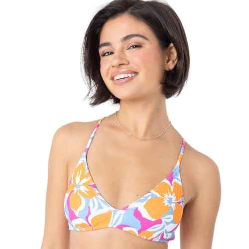 Roxy Womens Beach Classics Athletic Bikini Top
