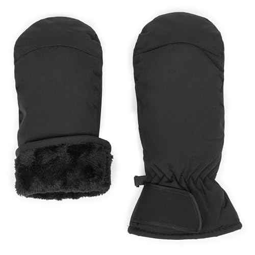 INOGIH Winter Outdoor Waterproof-Windproof Ski-Gloves for Women/Men - Non-Slip Warm Thick Lining Snow Mittens