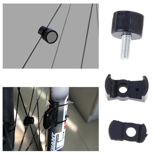 2 Pack Bike Computer Spoke Magnet Universal Speedometer Wheel Mount Strong Magnetic Speed Sensor Counting for Bicycle Road Odometer Cycling Riding Replacement Parts