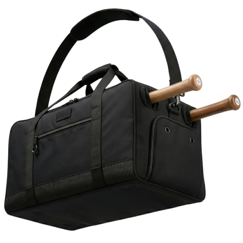 Fitdom 86L Baseball Softball Equipment Duffle Bag with 2 Bat Sleeves