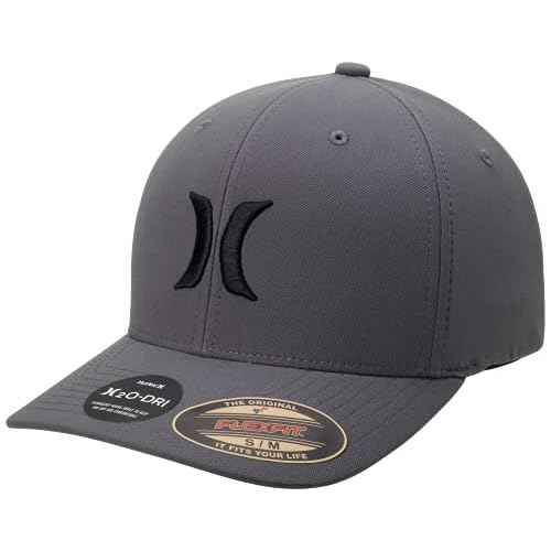Hurley Men's Caps - One & Only Flexfit Baseball Cap - Fitted Hats for Men (S-XL)
