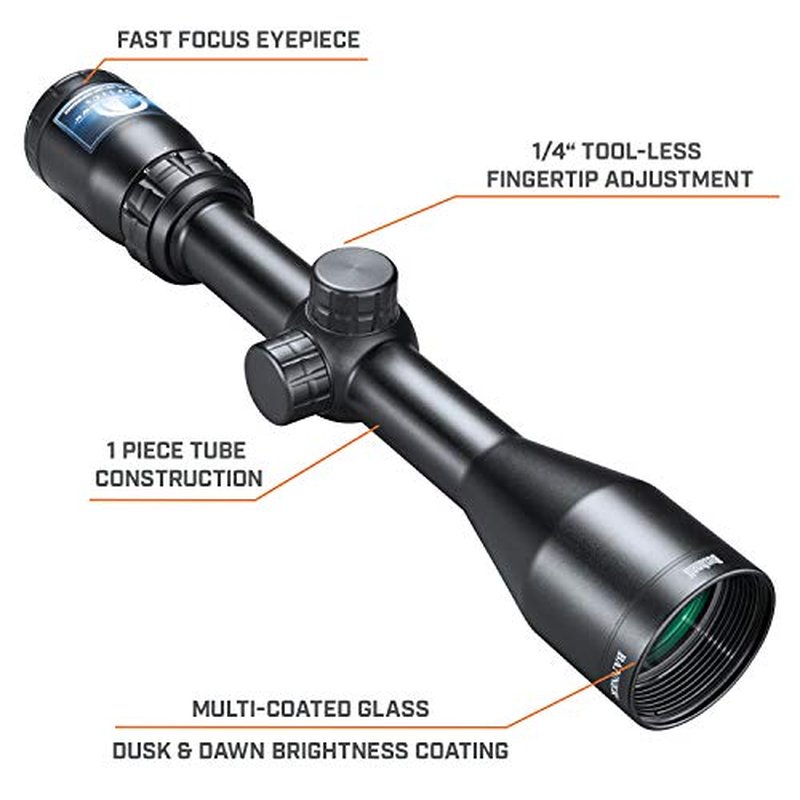 Bushnell Banner 3-9x40mm Riflescope, Dusk & Dawn Hunting Riflescope