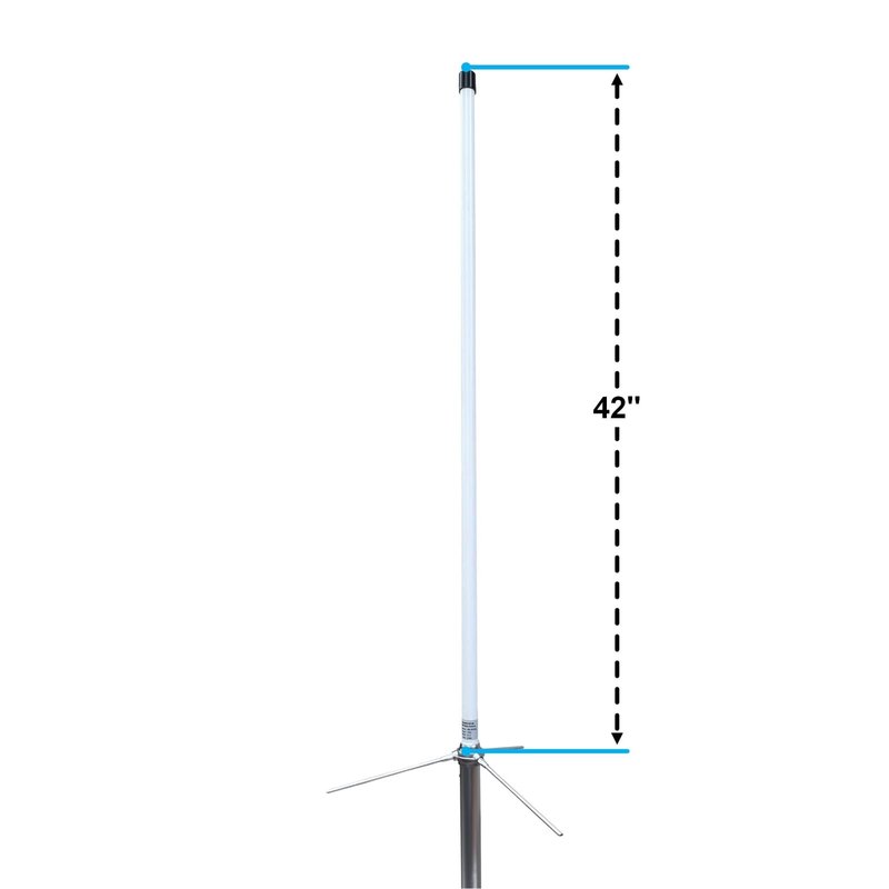 FMUSER GR100 GMRS Base Antenna, 462-467MHz, High Gain 7.5 dBi Fiberglass GMRS Base Station Antenna for GMRS Repeater, GMRS Mobile Radio Antenna with PL259 Connector