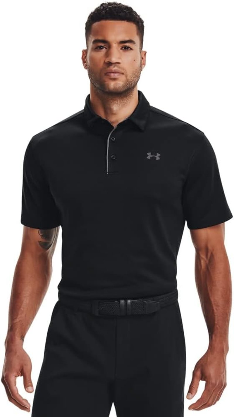 Men's Tech Golf Polo - Under Armour Moisture-Wicking Performance Shirt | Lightweight & Breathable