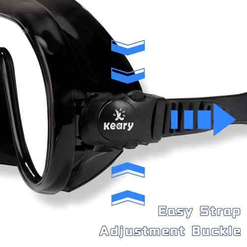 Keary Adult Swim Goggles with Nose Cover Swimming Goggles for Men Women Youth Diving Pool Water Goggles
